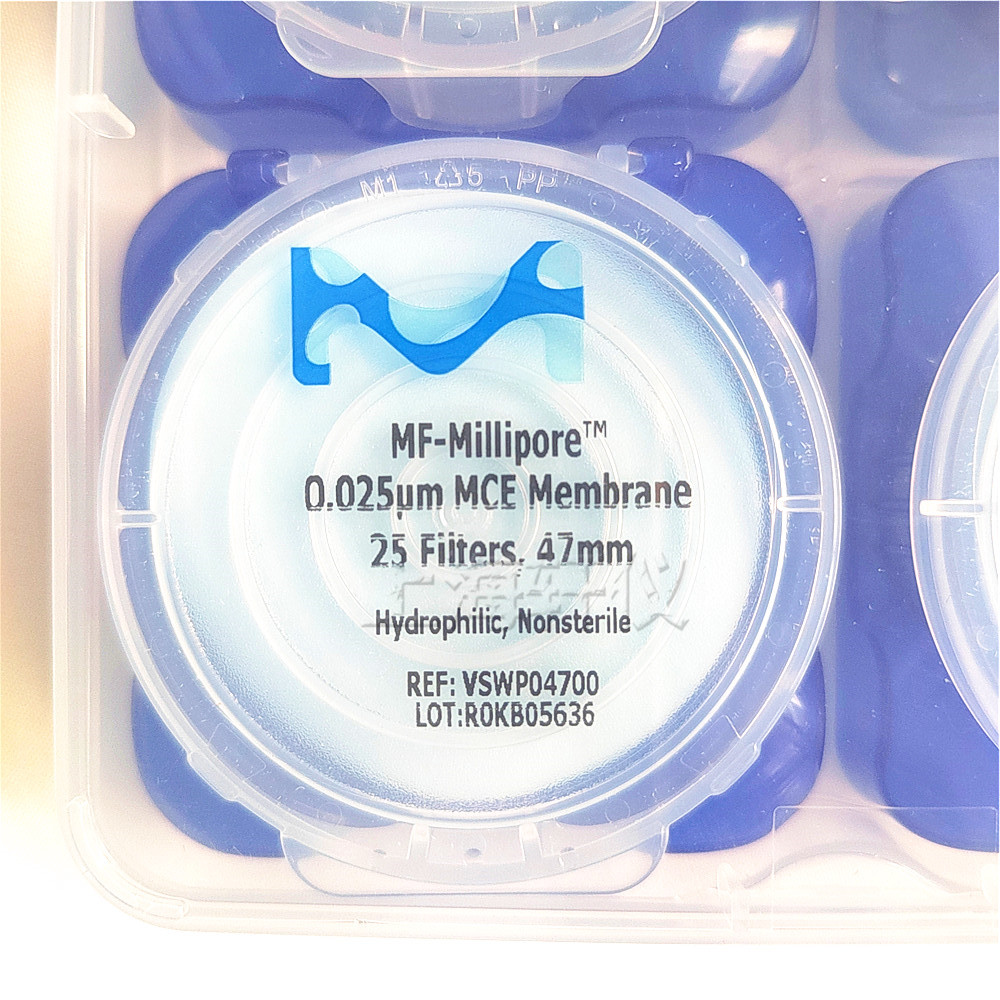 25nm微孔濾膜VSWP04700 DNA蛋白質(zhì)微量透析 Millipore 親水系混合纖維素膜